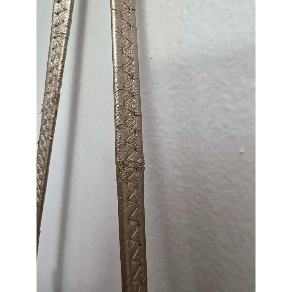 Michael Kors Metallic Gold Double Zip Crossbody Bag